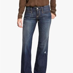 Trouser Mid Rise Stretch Lucy Wide Leg Jean